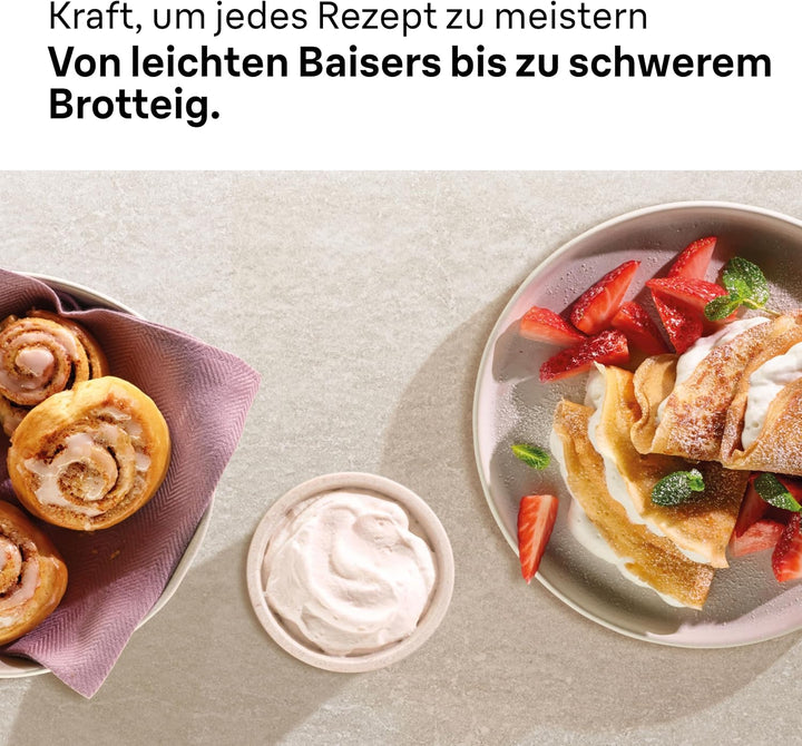 Braun MultiMix 3 - Handmixer mit 2 Zubehörteilen, 550 Watt, Weiss