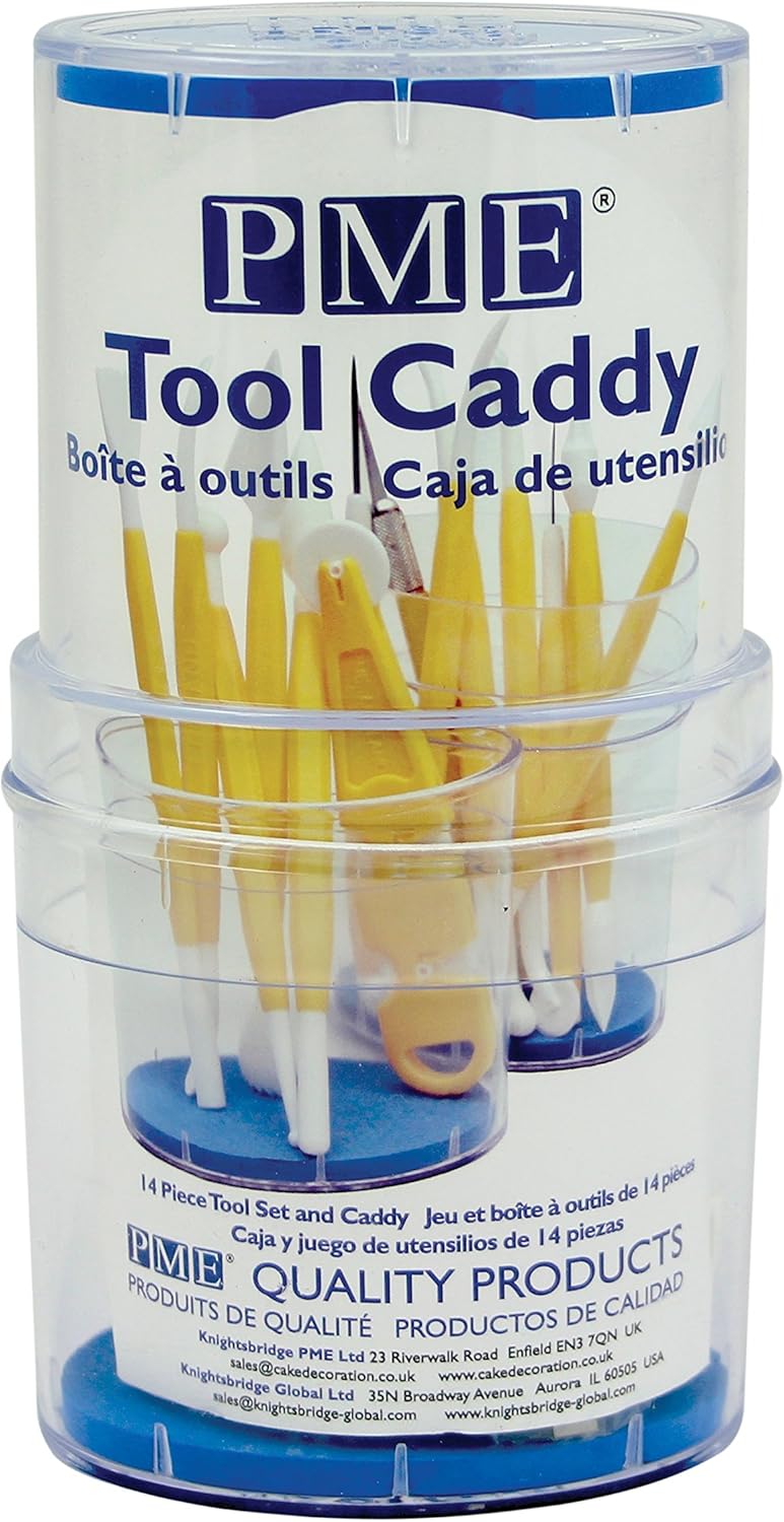 PME TC606 Werkzeugkiste, Sortiment, 14-teilig, Kunststoff, Yellow, cm, 15 x 1 x 1 cm, 14 Einheiten