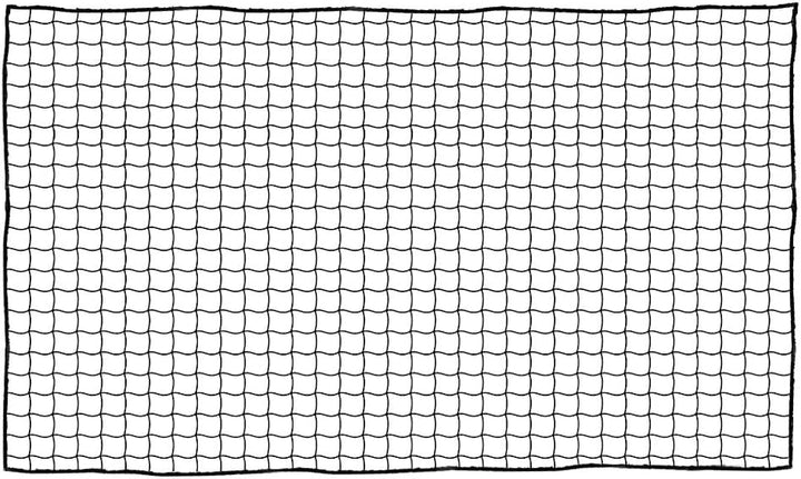 Aoneky Fussball Backstop Netz 3x3M/ 3x6M | quadratisches Netz 10x10cm No Knot | Fussball-Containment