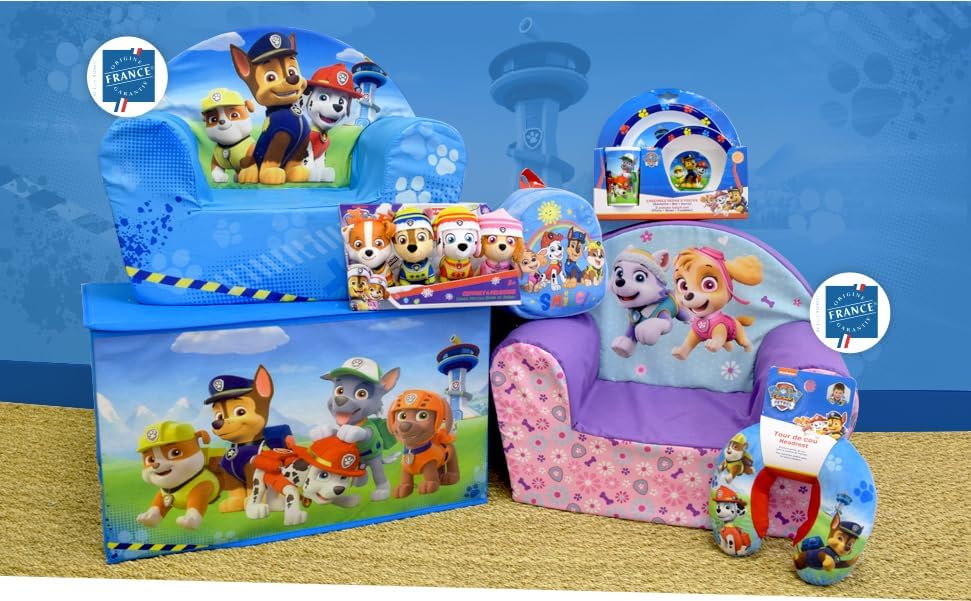 Fun House – 712531 – Pat Patrouille Sessel Club aus Schaumstoff für Kinder Single, Single