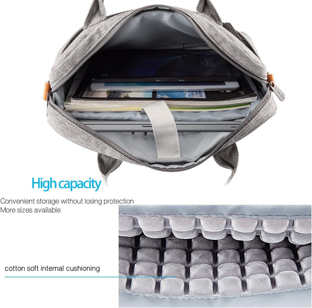 DOB SECHS 15-15.6 Zoll Laptoptasche Aktentaschen Handtasche Tragetasche Schulter Tasche Notebooktasc