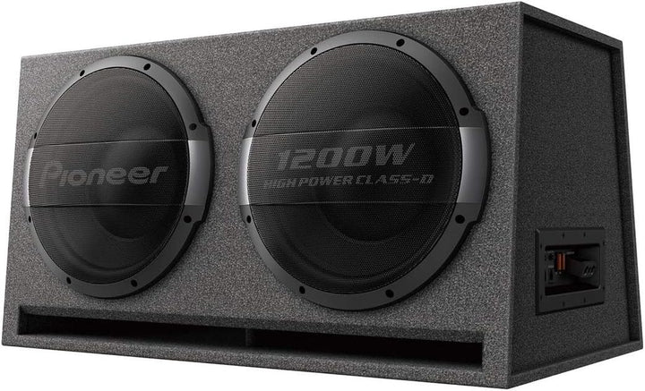 Pioneer TS-WX1220AH Aktivsubwoofer, leistungsstarker Gehäuse Subwoofer mit 3000 W Maximalleistung, 2