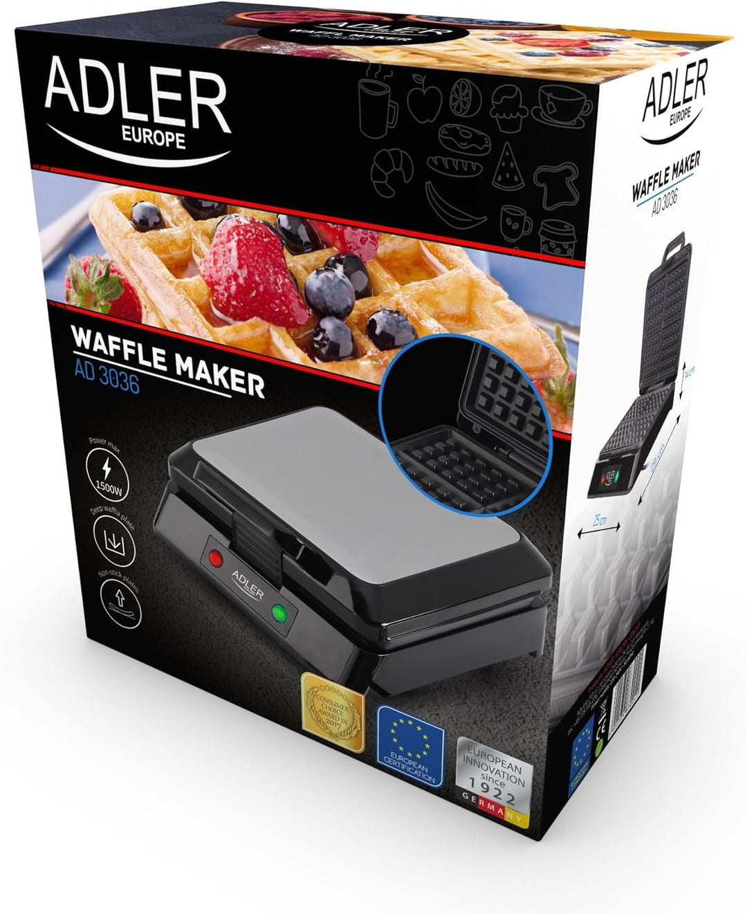 Waffle maker 1300 W
