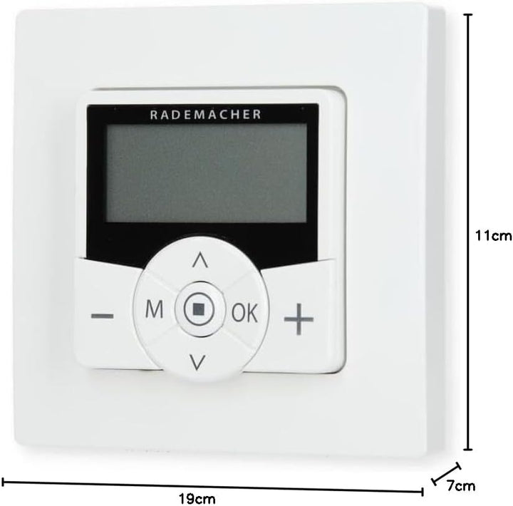 Rademacher DuoFern Raumthermostat (2. Generation) 9485-1, Funk-Thermostat, für Heizkörper und Fussbo