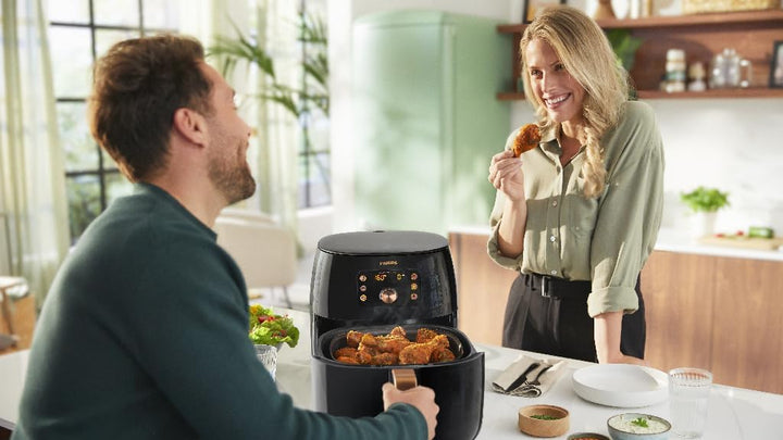Philips Airfryer XXL mit Rapid Air Technologie - Heissluftfritteuse mit 7,3L Kapazität, 90% weniger