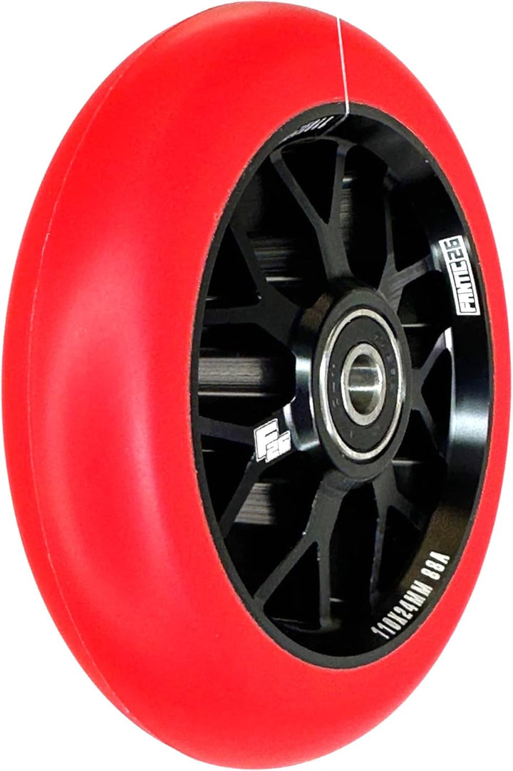 Fantic26 Spy7 Stunt Scooter Rolle I Trick I Tret I Kinder I Roller I Wheel I 110mm I ABEC 11 I Schne