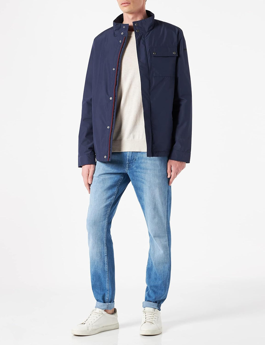 Geox M PONZA Herren Jacken 46 Peacot Navy, 46 Peacot Navy
