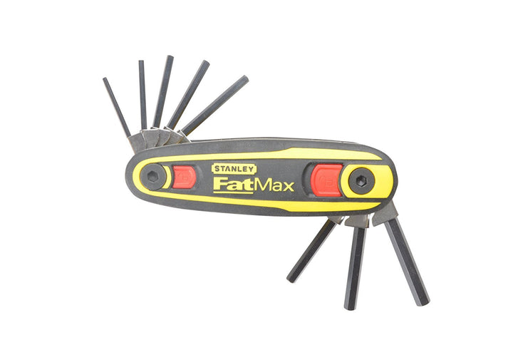 Stanley FatMax Stiftschlüssel-Set, 1.5/2/2.5/3/4/5/6/8 mm, Fixierungsmechanismus, ergonomischer Grip
