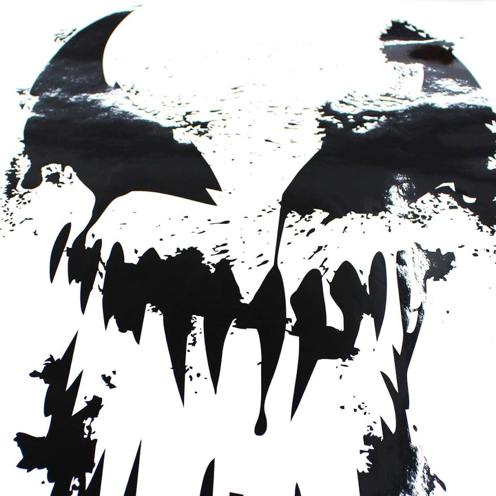 Finest Folia Skull Alien Monster Aufkleber Sticker Auto Boot Motorrad Caravan Dekor KX040 (Schwarz M
