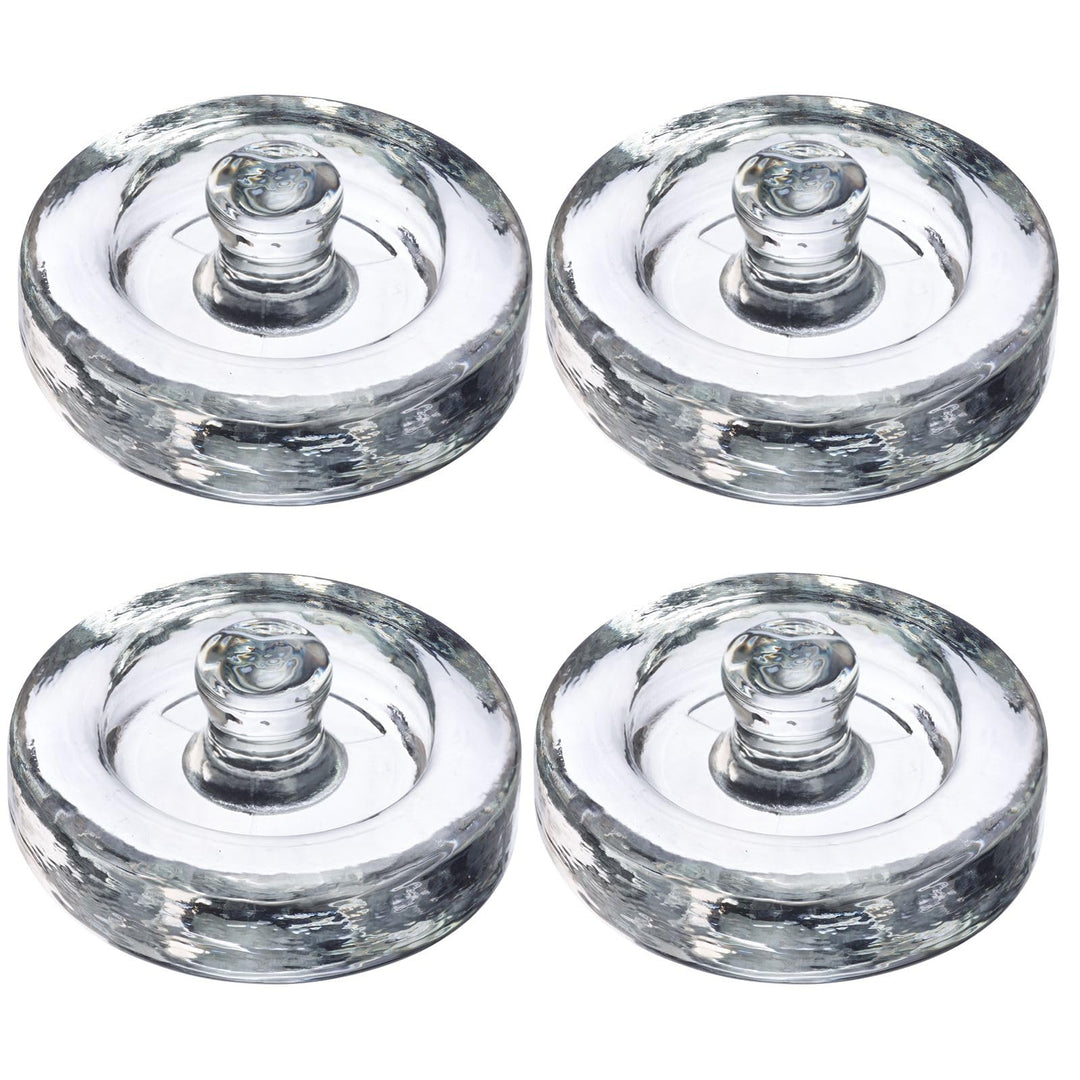 Westmark Fermentiergewichte – Fermentierset bestehend aus 4 Gewichten zum Fermentieren, Glasgewichte