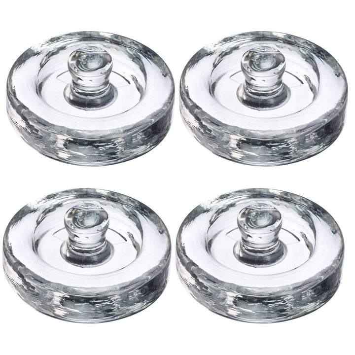 Westmark Fermentiergewichte – Fermentierset bestehend aus 4 Gewichten zum Fermentieren, Glasgewichte