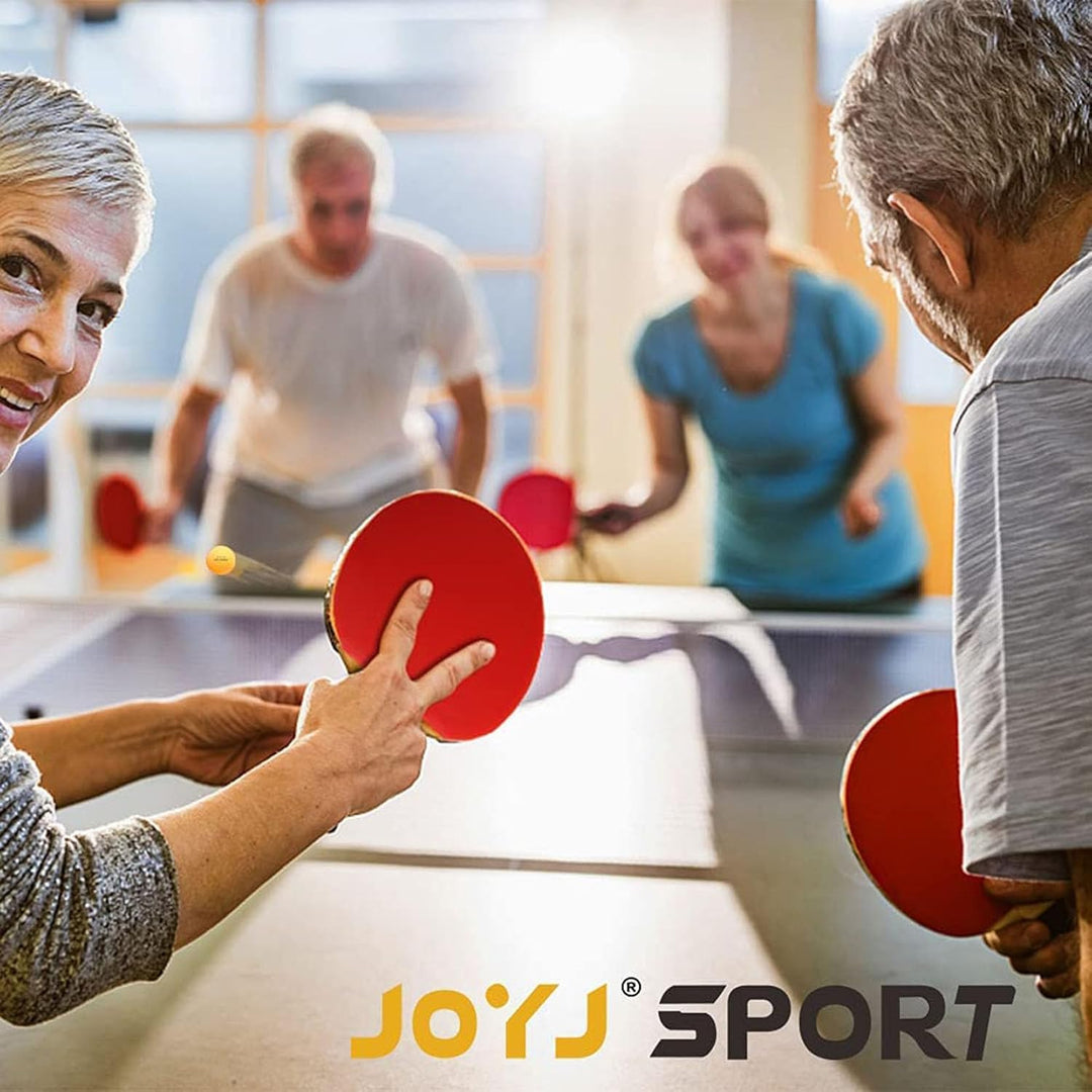 Tischtennisschläger Tischtennis Set mit Tischtennisbälle, Pingpong Set für Kinder Anfänger, Familien