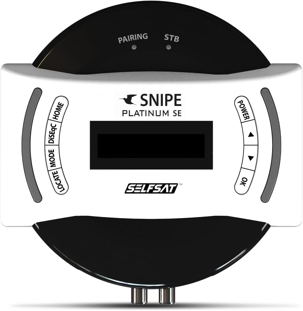 Selfsat Snipe Platinum - Twin - Mit BT Fernbedienung und iOS/Android Steuerung, TWIN