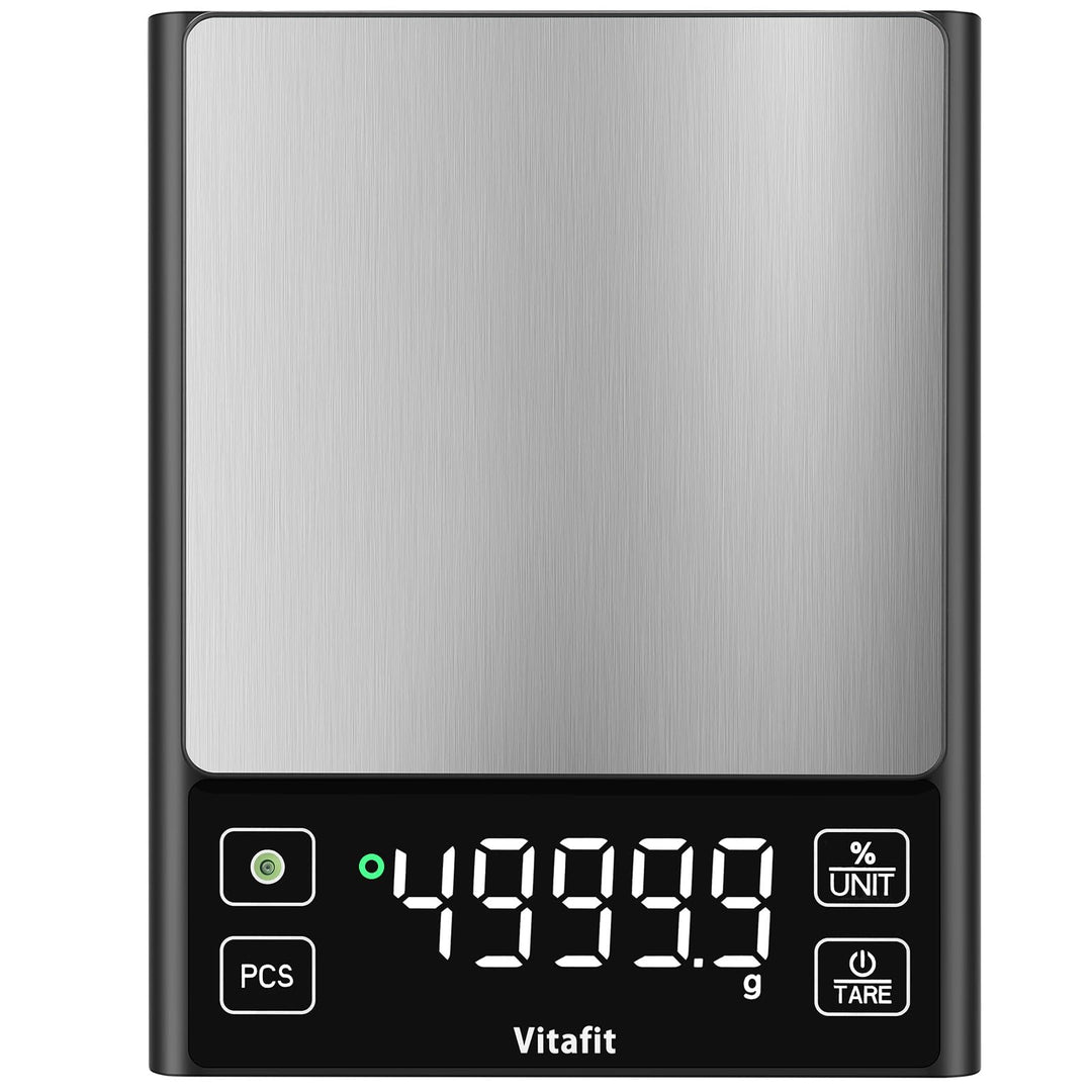 Vitafit 5kg Küchenwaage Digital, Hohe Genauigkeit 0.1g durch Unser Professionelle Fabrik Seit 2001,