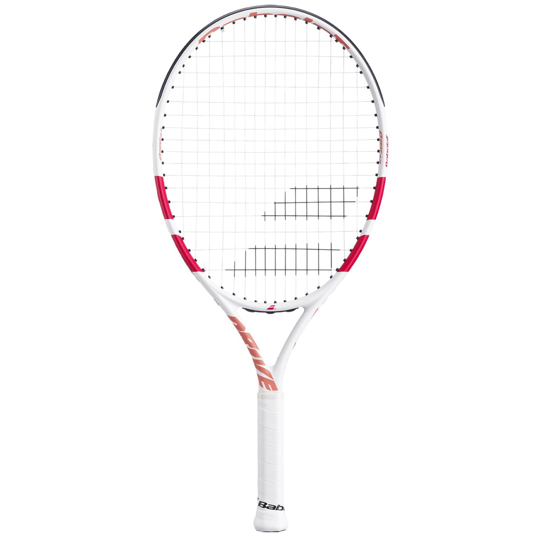 Babolat, Tennisschläger Modell Drive Junior, Einheitsgrösse, Blau/Rot, Leicht, Griff für kleine Händ