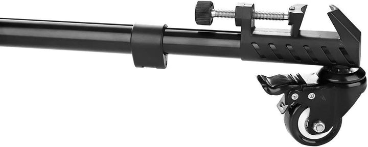 RGBS Photography Professional Heavy Duty Universal Folding Tripod Dolly with Rubber Wheels and Adjus