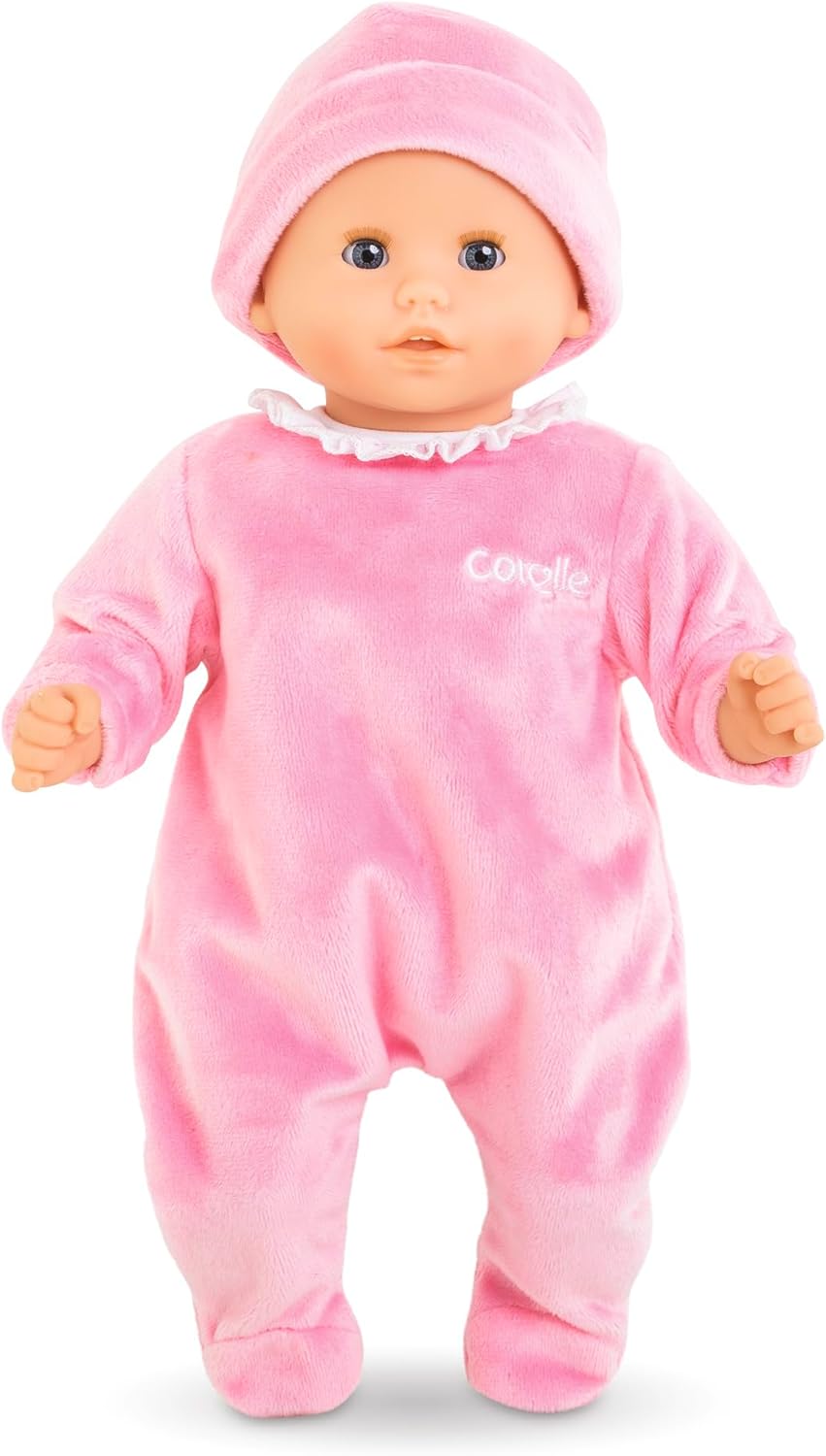 Corolle 9000110620 - Ma Premiere Poupee Pyjama und Mütze, für alle 30cm Babypuppen, ab 18 Monaten