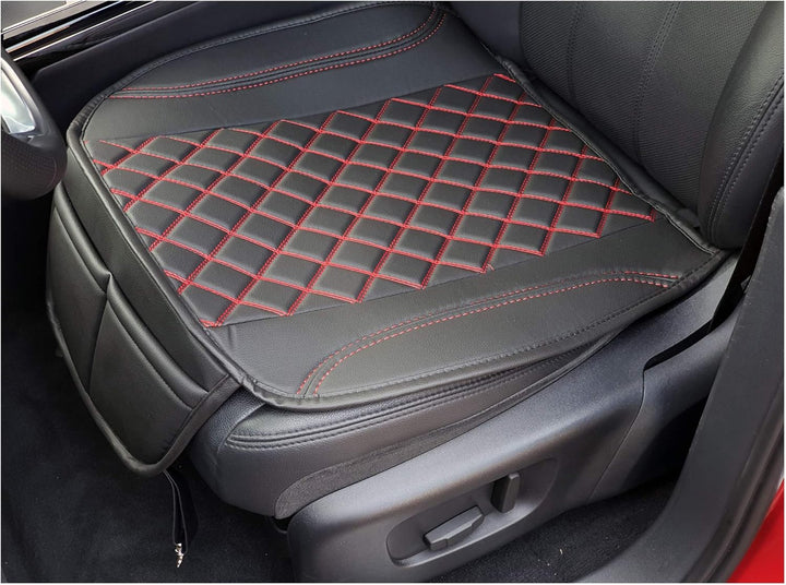 BREMER SITZBEZÜGE 1 Sitzauflage für Land Rover Discovery Sport 1 in Schwarz/Rote Naht (OT402), Schwa