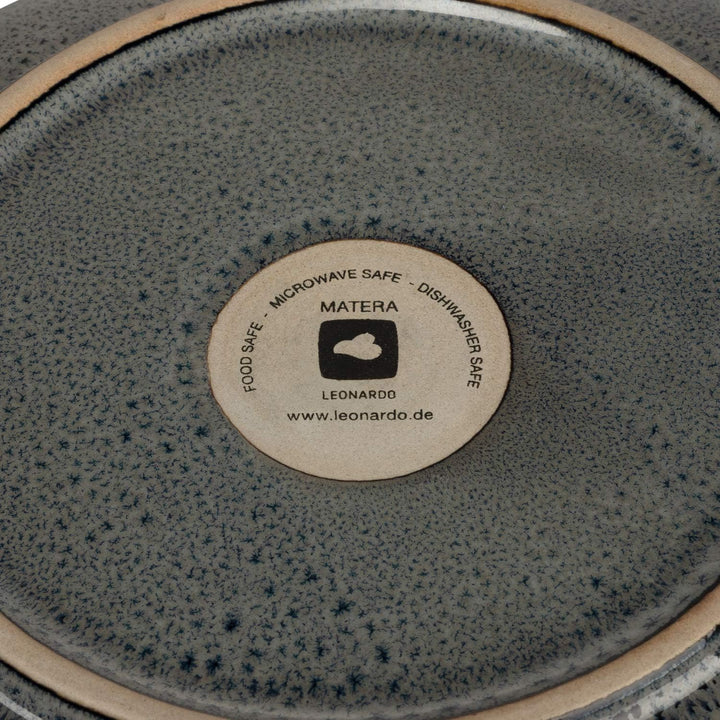 Leonardo Matera Steingut Geschirrset, 12 teilig, spülmaschinengeeignetes Kombi-Service, Keramik, Sup