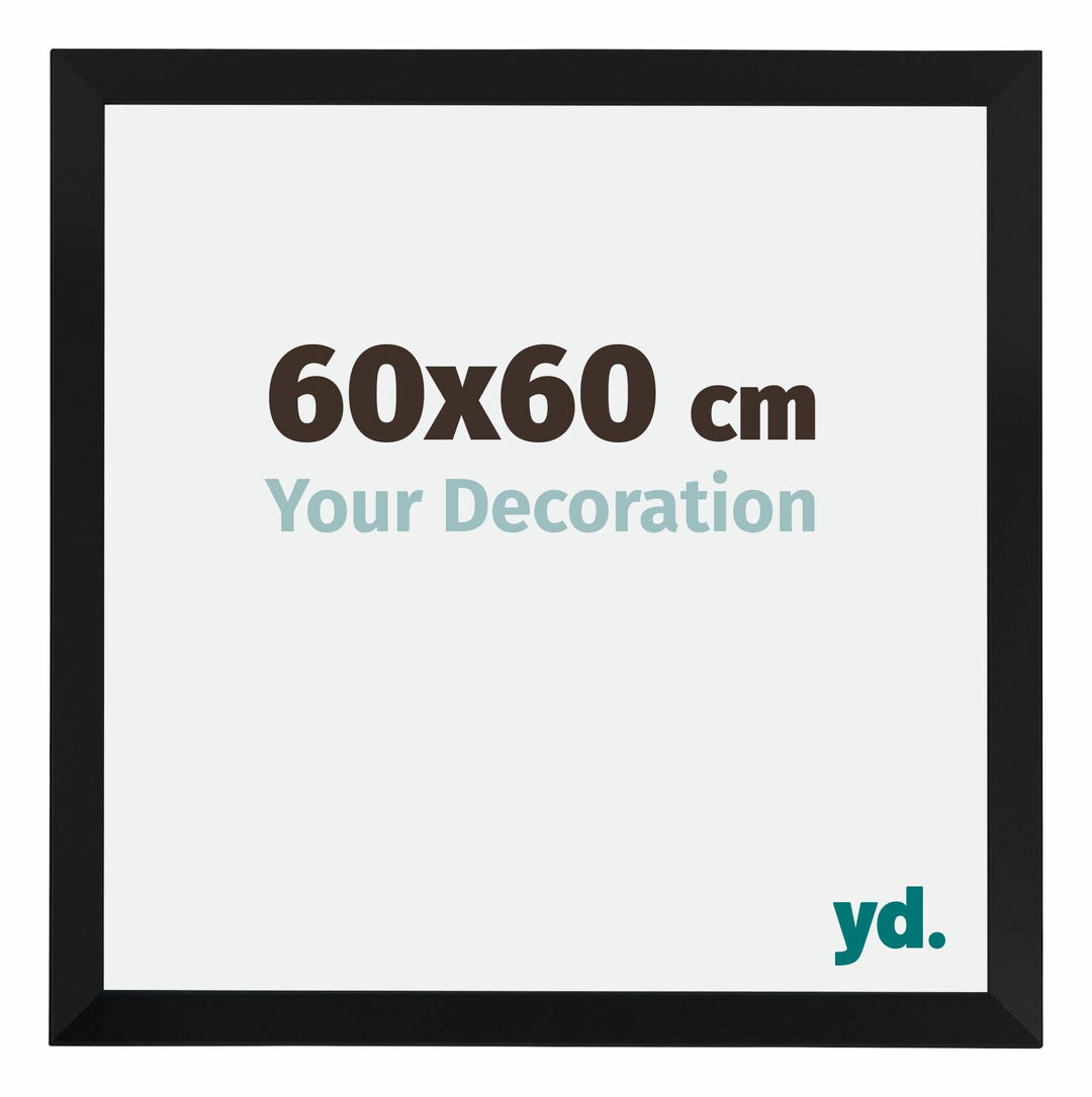 yd. Your Decoration - Bilderrahmen 60,00x60,00 cm - Bilderrahmen aus MDF mit Acrylglas - Antireflex