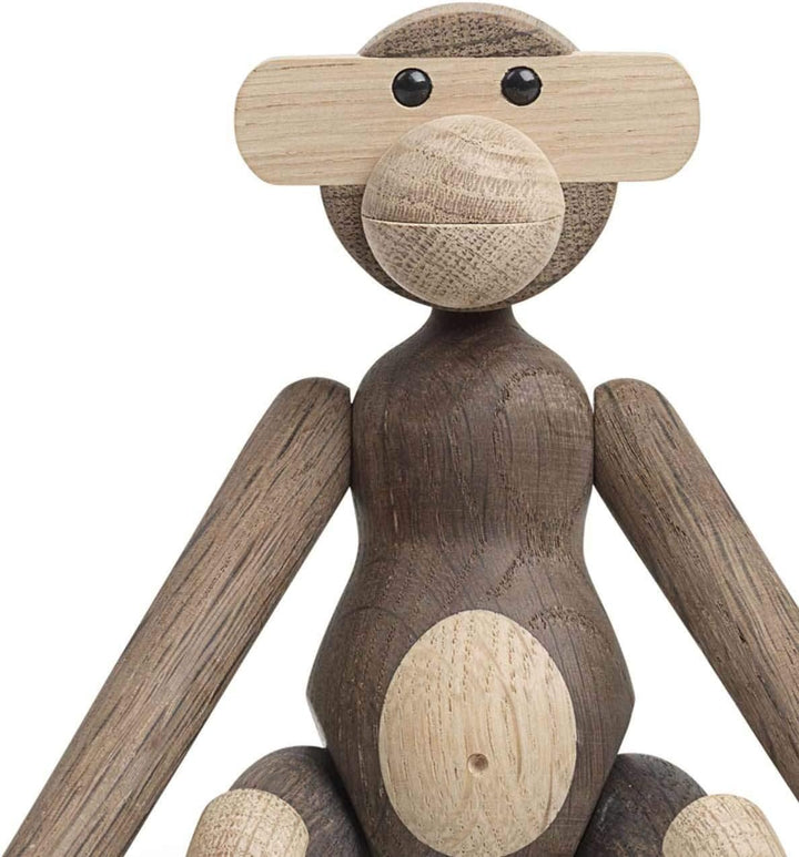 Kay Bojesen AFFE klein Figuren 18.5 cm Affen Weihnachtsdekoration, Holz H18.5 cm Teak/Limba, H18.5 c