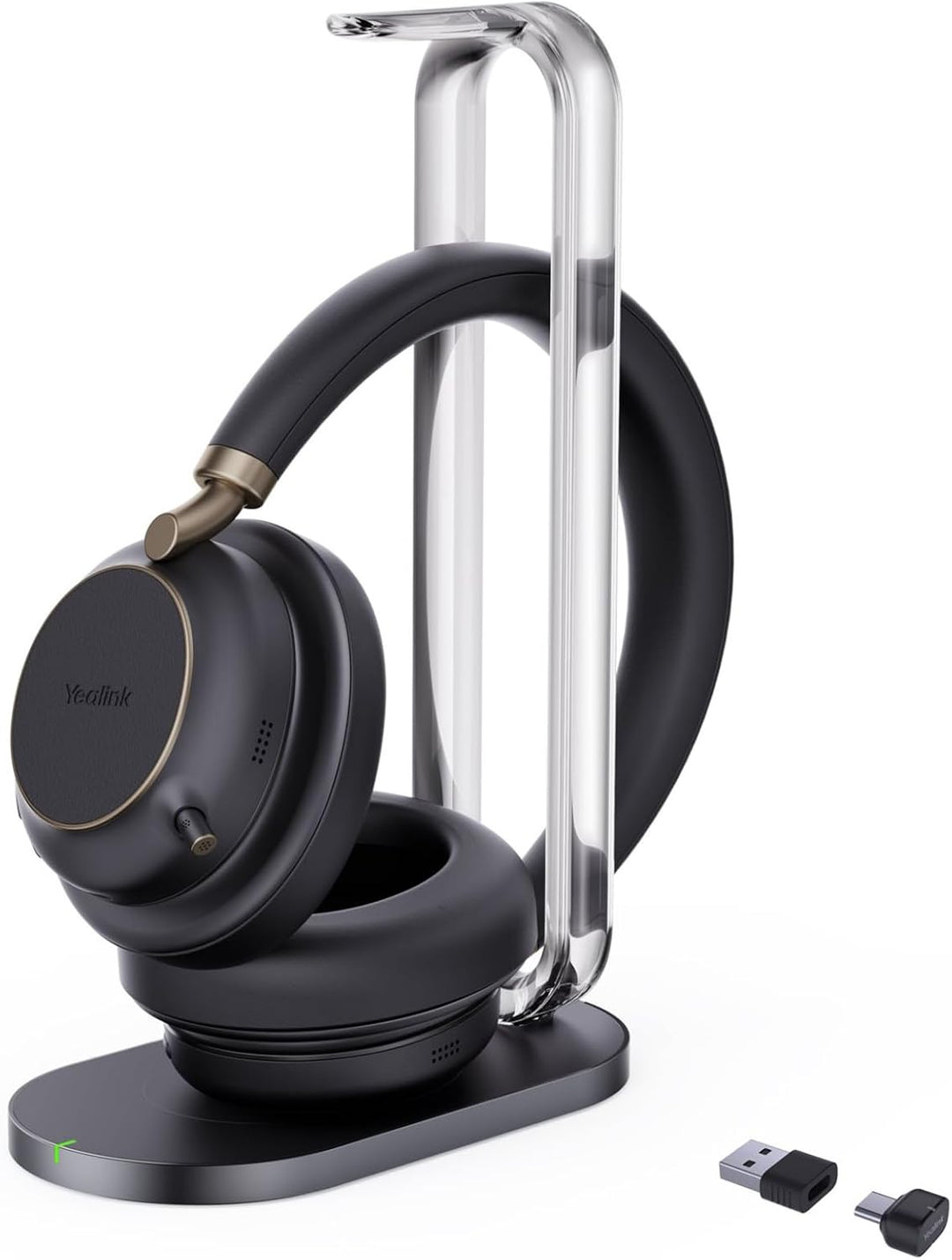 Yealink Headset BH 76 Plus inkl. Ladeständer UC Black USB-C/A