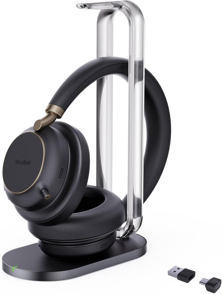 Yealink Headset BH 76 Plus inkl. Ladeständer UC Black USB-C/A