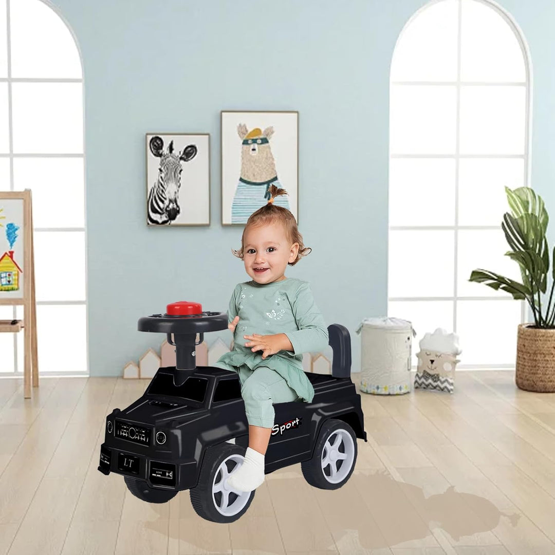 Rutschauto für Kinder, Tragespielzeug zum Schieben, Lauflernhilfe für Kinder, Buggy – Little Auto –