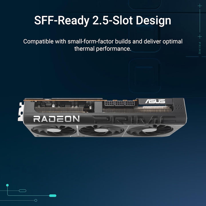 ASUS Prime Radeon RX 9070 XT OC Edition 16GB GDDR6 Gaming Grafikkarte (AMD Radeon Radeon RX9070XT, P