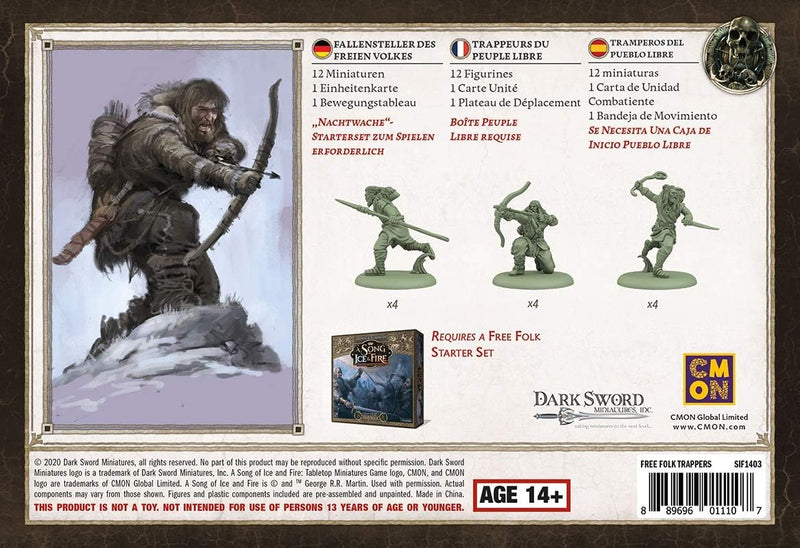 CMON | A Song of Ice & Fire – Fallensteller des Freien Volkes | Erweiterung | Tabletop | 2 Spieler |