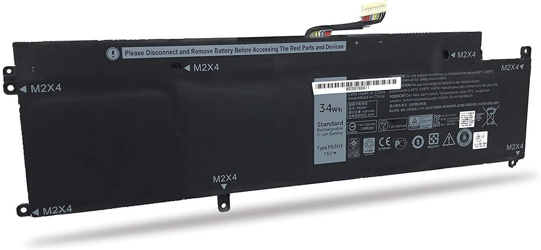 XCNR3 WY7CG Laptop Akku für Dell Latitude 13 7370 Ultrabook Serie (7.6V 34Wh)