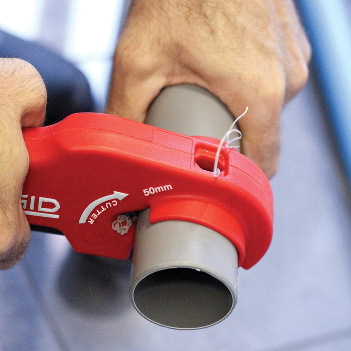 RIDGID 40868 Modell PTEC 5000 Kunststoff-Rohrabschneider, Rohrabschneider für 50 mm, 50 mm