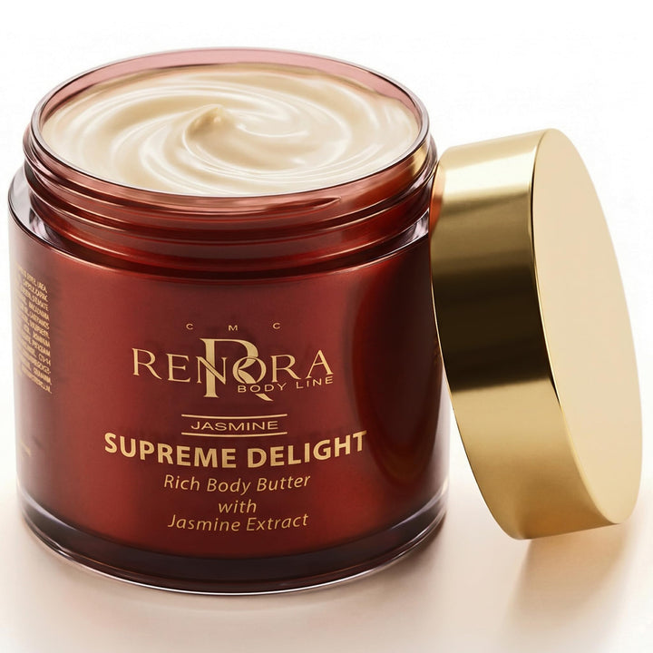 RENORA | Body Butter, feuchtigkeitsspendende Körpercreme mit Hualuronsäure | Supreme Delight | feuch