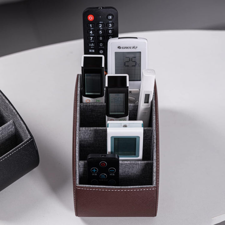 SANQIANWAN Fernbedienungsbox (Brown, Medium) Medium Brown, Medium Brown