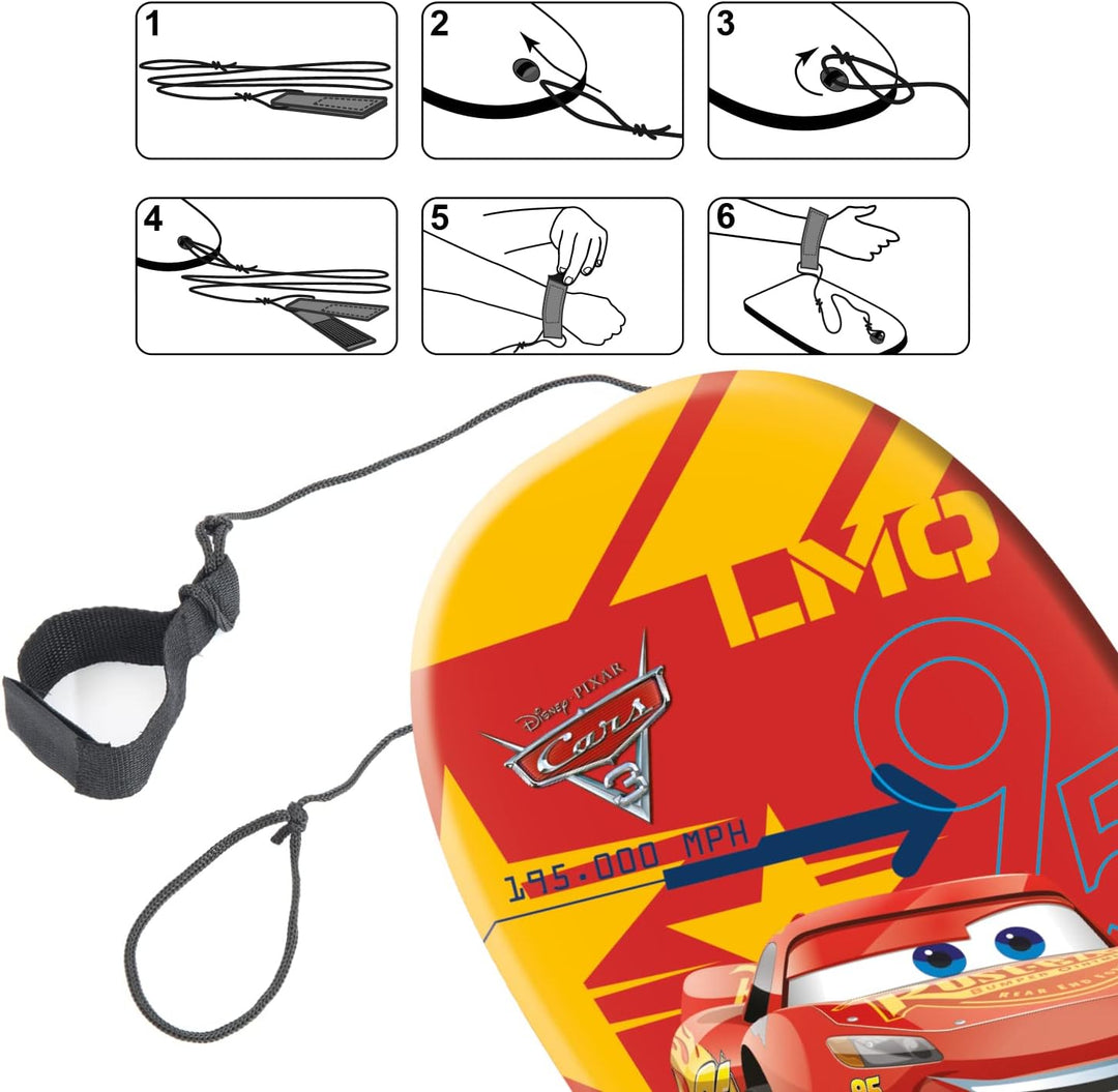 Mondo Toys - CARS Body Board - Surfbrett für Kinder, 94 cm - 11038