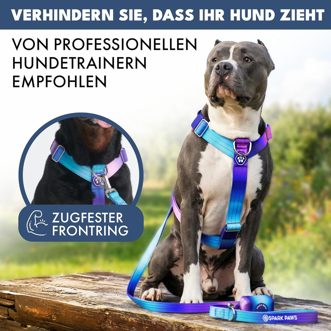 Spark Paws No Pull Hundegeschirr mit Griff für grosse Hunde, strapazierfähiges Hundegeschirr für gro