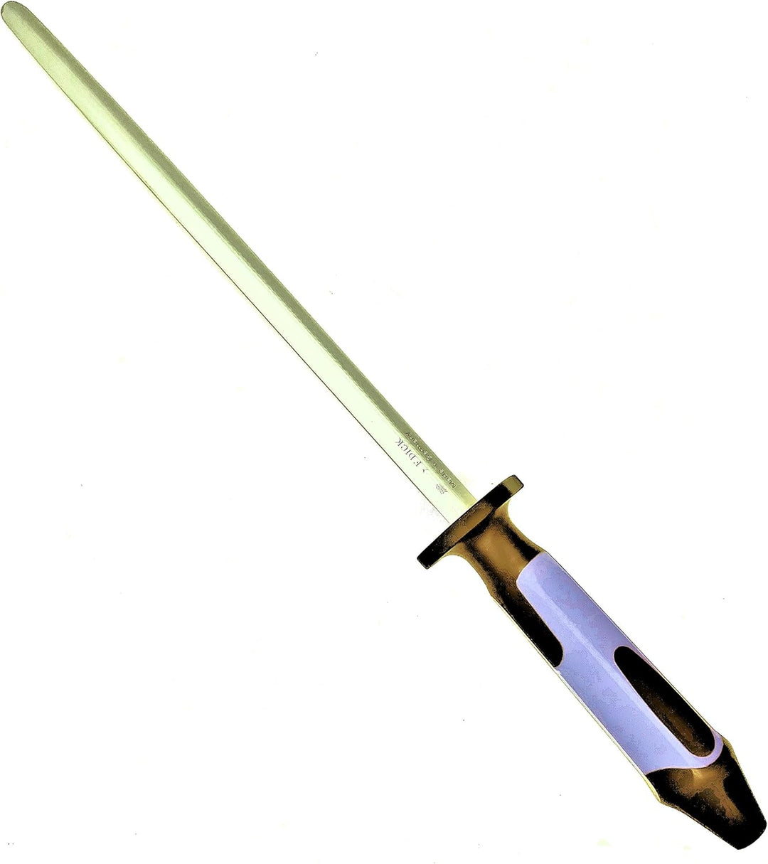 F. DICK Wetzstab, FineCut 2K (Wetzstahl 25 cm I Feinzug I Messerschärfer oval I magnetisiert, verchr