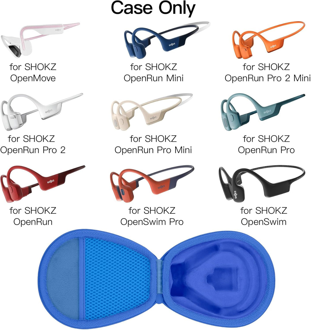 co2CREA für SHOKZ OpenRun Knochenschall Kopfhörer,Schutzhülle Tasche für OpenRun mini/Pro 2 mini/Ope