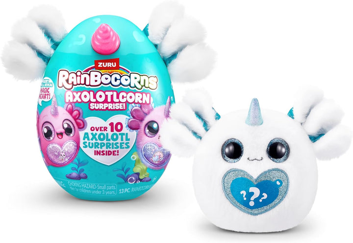 Rainbocorns Axolotlcorn Surprise (ICEPUFF) von ZURU, Plüschspielzeug zum Sammeln für Mädchen ab 3 Ja