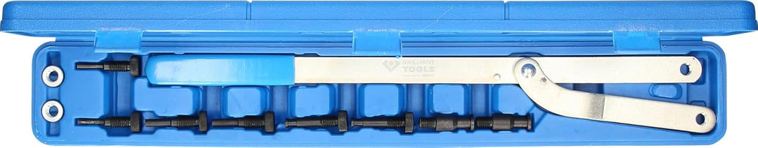 BRILLIANT TOOLS BT595750 Universal-Gegenhalter-Satz, 11-tlg [Powered by KS TOOLS]