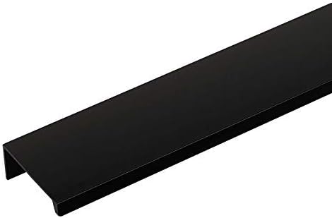 5er Set Möbelgriffe Blankett Jane 680 mm schwarz Schrankgriffe Griffleiste Küchengriffe von Sotech L