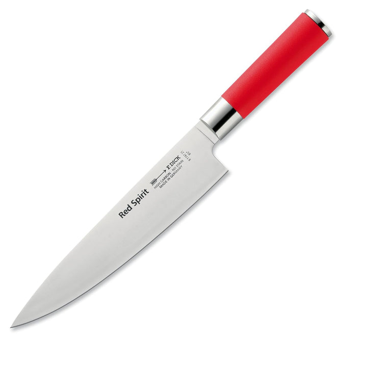 F. DICK Kochmesser, Küchenmesser, Red Spirit (Messer mit Klinge 21 cm, X55CrMo14 Stahl, nichtrostend