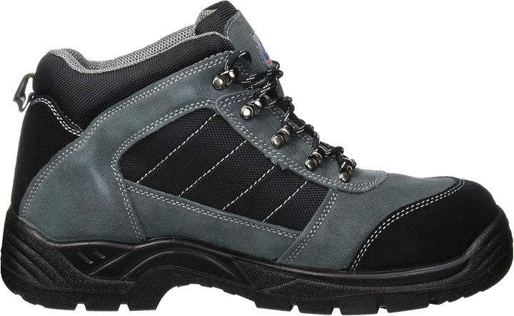 Portwest Steelite Trekker Sicherheitsstiefel S1P , Grösse: 45, Farbe: Schwarz, FW63BKR45 45 EU Schwa