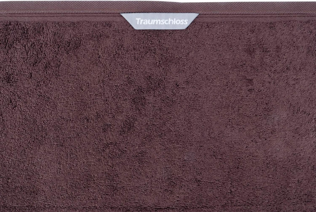 Traumschloss Badetuch »Frottier-Line« 100% Baumwolle | flauschig weich, Farbe:braun, Grösse:100x150