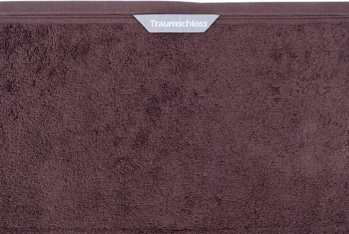 Traumschloss Badetuch »Frottier-Line« 100% Baumwolle | flauschig weich, Farbe:braun, Grösse:100x150