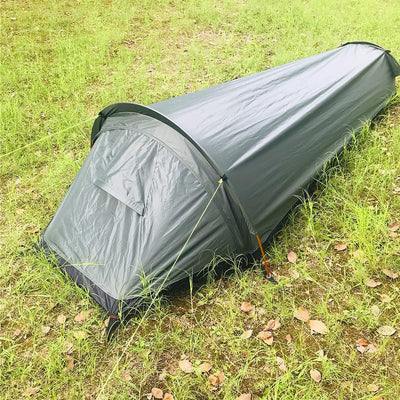 1 Person Wanderzelt Tragbares Persönliches Biwakzelt Mit Tragetasche Ultraleichtes Wasserdicht Zelt