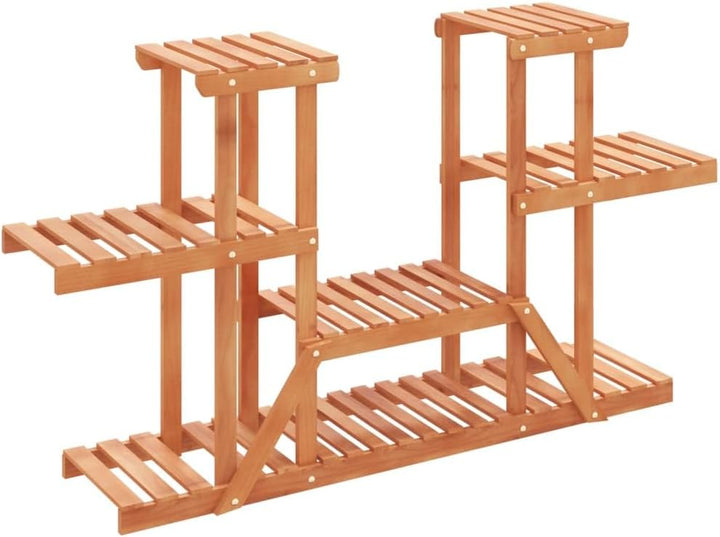 vidaXL Blumenständer, Pflanzenregal Holz, Blumenregal für Wohnzimmer Balkon Terrasse, Pflanzenstände