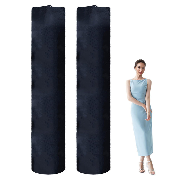 2 Stück 26 x 130 Zoll Jumbo Aufbewahrungsbeutel für Teppiche Grosser Teppich Umzugstasche Oxford Sto