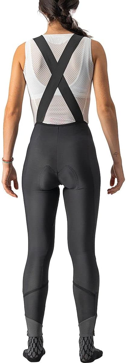 Castelli Damen Velocissima Dt Bibtight Leggings XL Black/Black Reflex, XL Black/Black Reflex