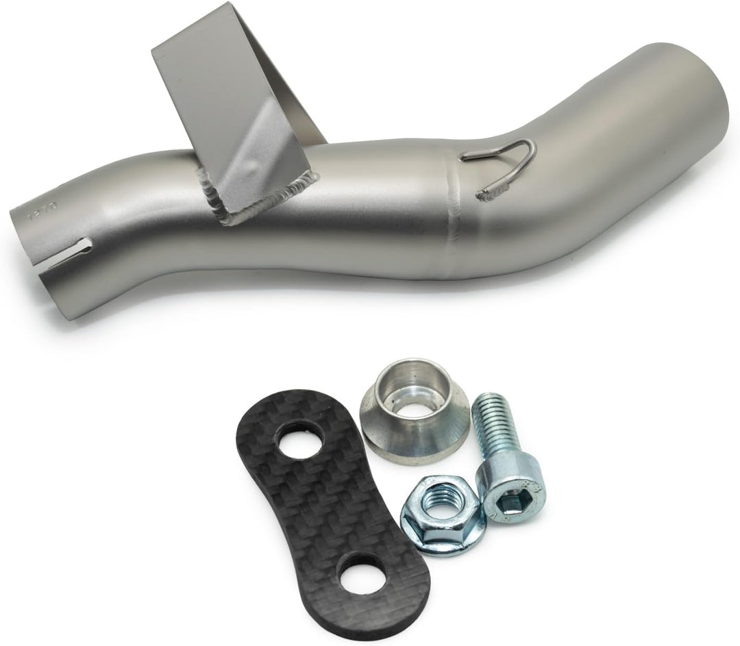 Endschalldämpfer/Auspuffanlage LeoVince SLIP-ON SBK, Edelstahl schwarz, Carbon Kappe, mit Zulassung